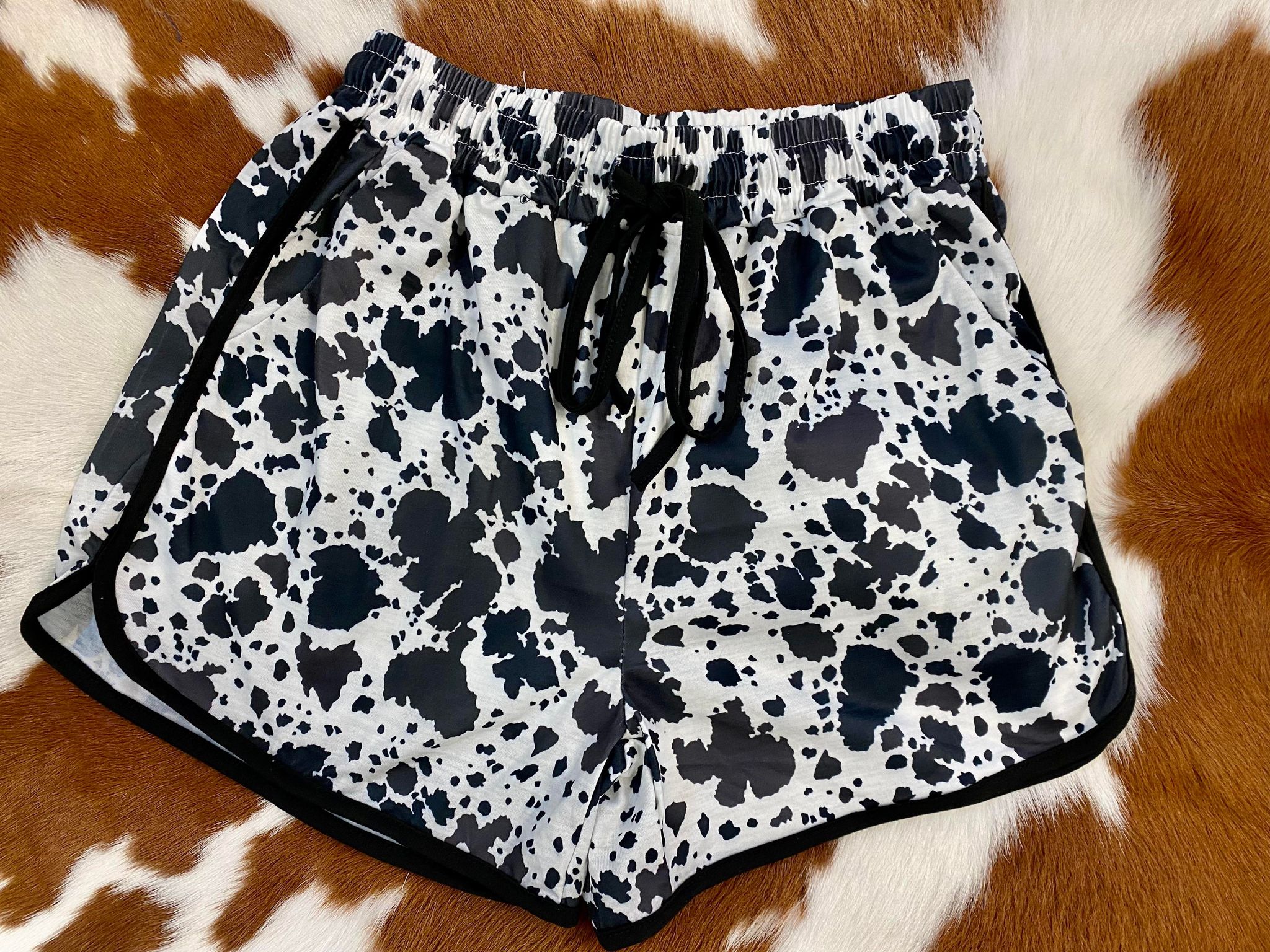 Cow Print Shorts | Forget Me Not
